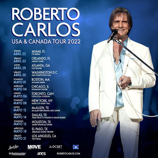 Roberto Carlos en Miami, Tour 2022